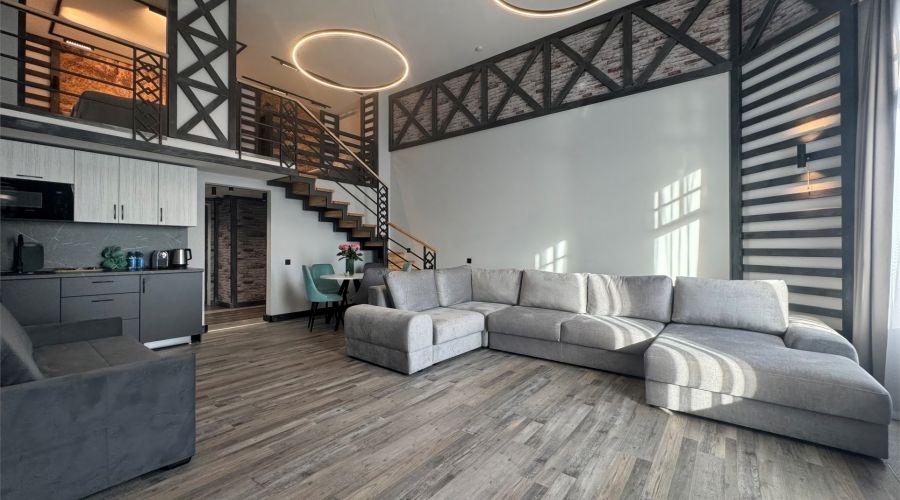 Апартаменты 4-местные DUPLEX 2 вид на озеро