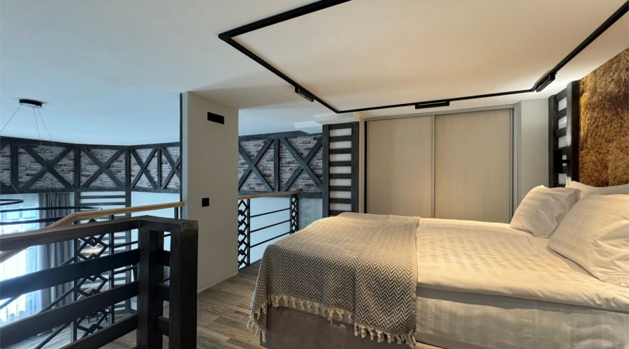 Апартаменты 4-местные DUPLEX 2 вид на озеро