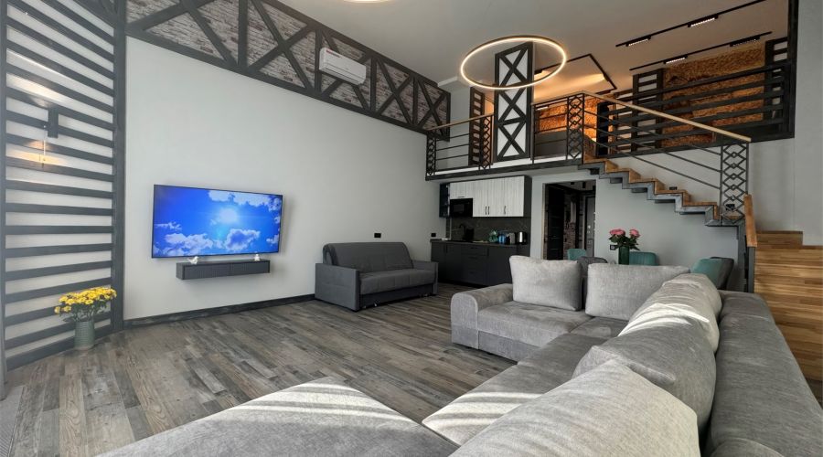 Апартаменты 4-местные DUPLEX 2 вид на озеро